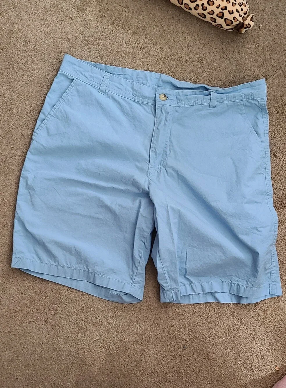 Columbia Shorts Mens 36 Blue Chino Shorts Ten Inch Inseam